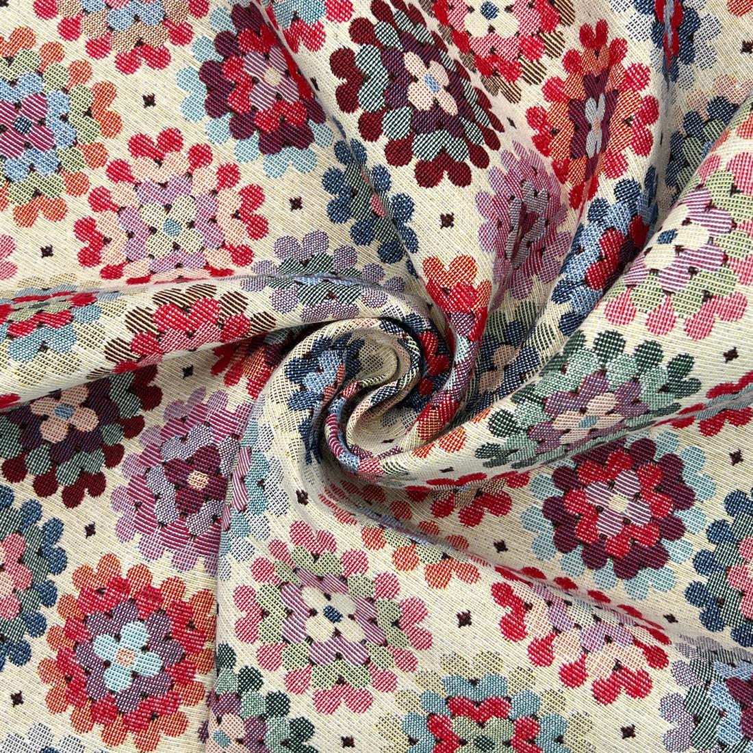 Multicolour Cotton Coloured Tapestry