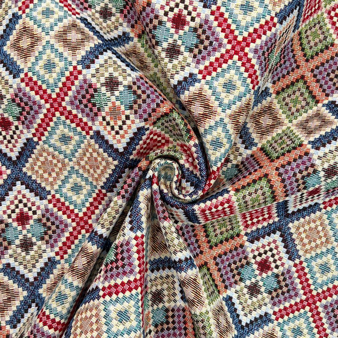 Multicolour Cotton Kilim - Premium Quality Tapestry Fabric Cushions Furnishing