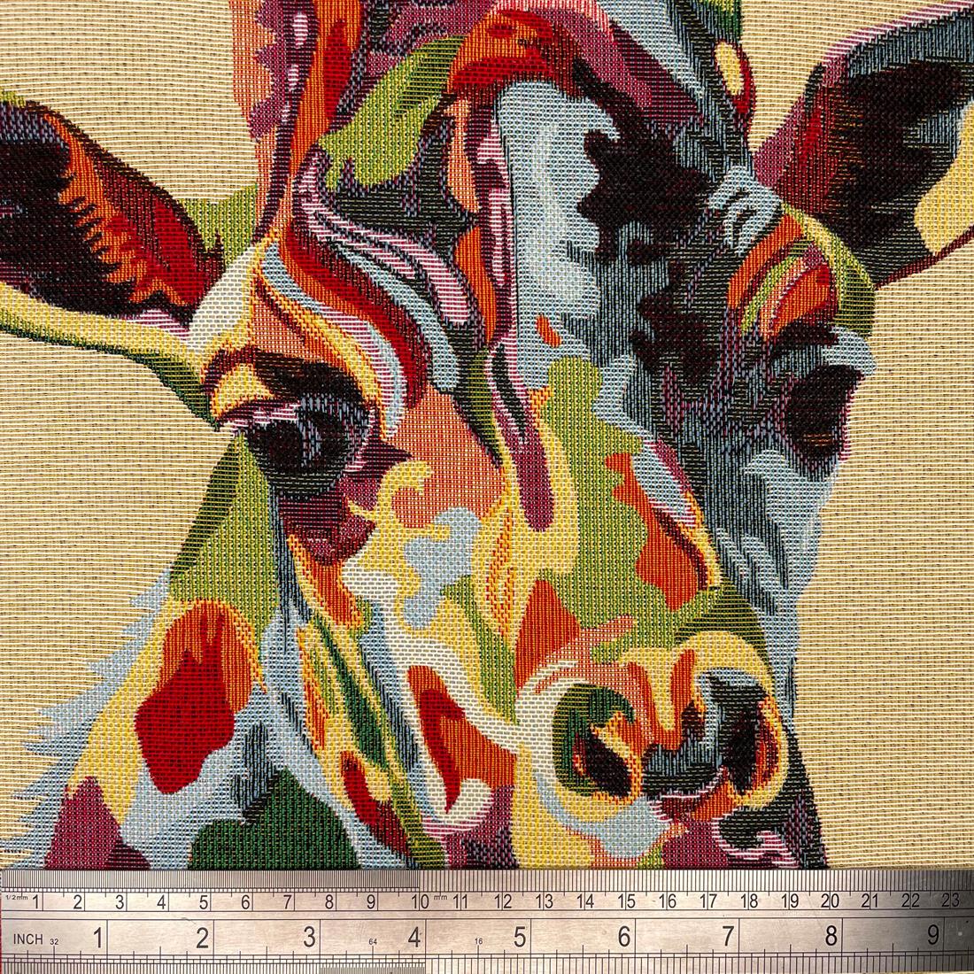 Cotton Giraffe Tapestry Panel
