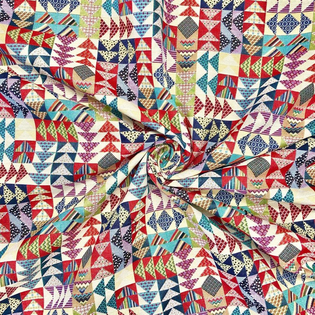 Multicolour Cotton Coloured Tapestry