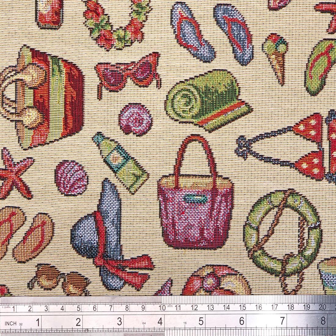 Multicolour Cotton Coloured Tapestry