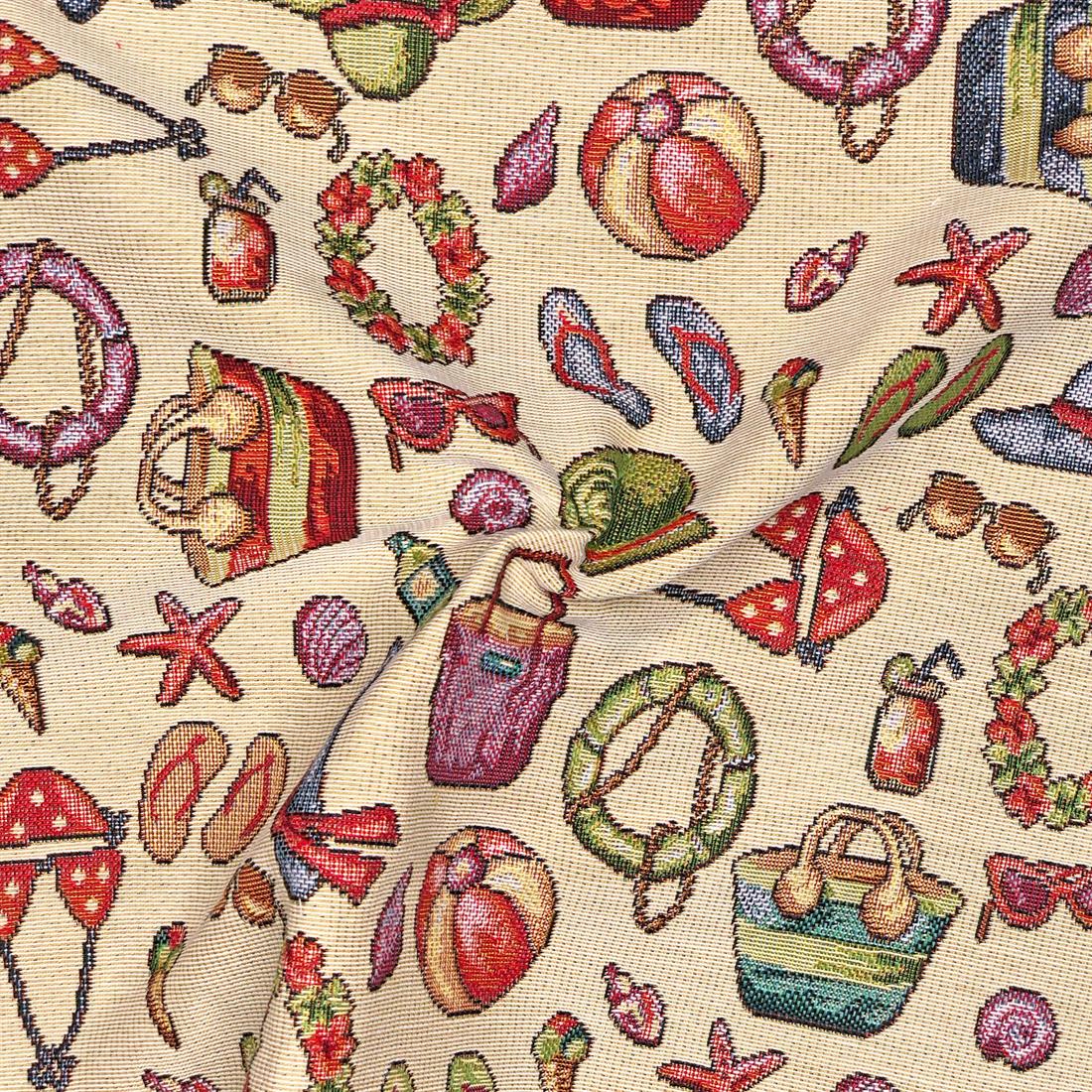 Multicolour Cotton Coloured Tapestry