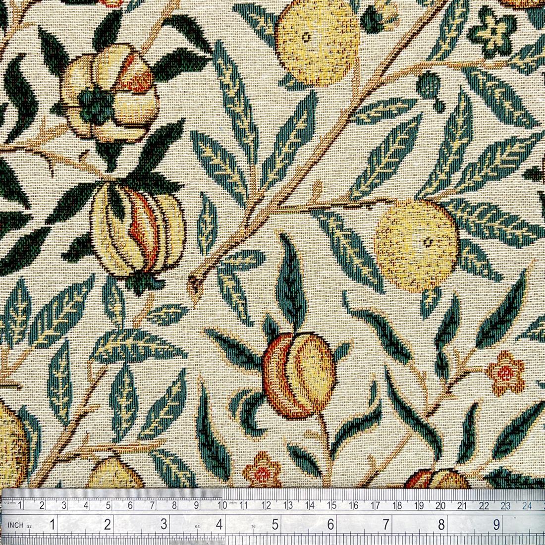Natural Cotton William Morris Pomegranate