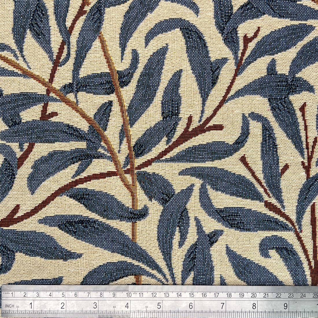 Azure Blue Cotton William Morris Bough