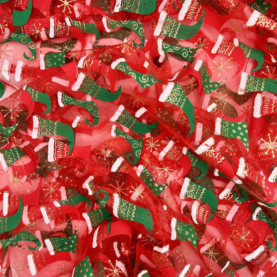 Red Organza Christmas