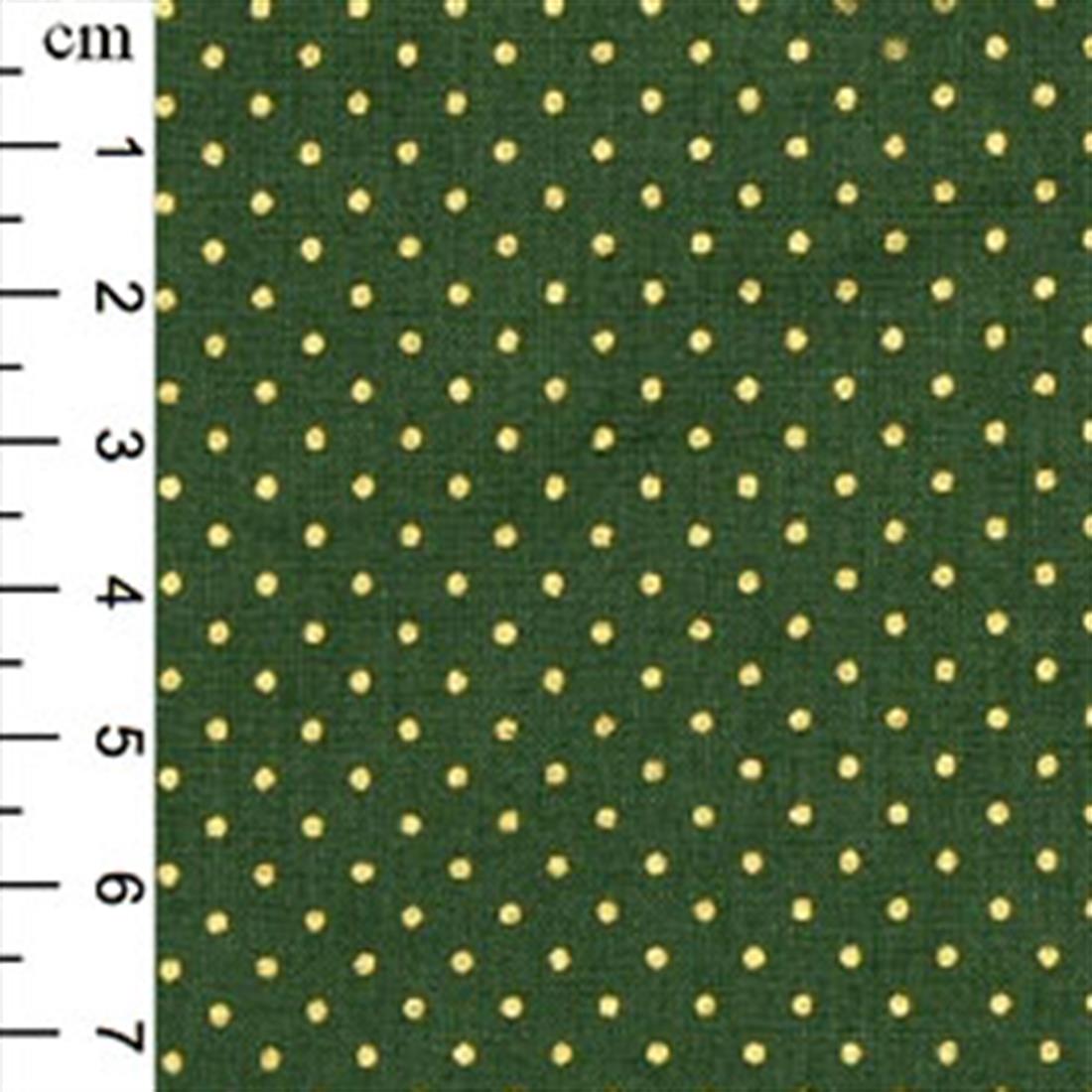 Green Printed Cotton Christmas
