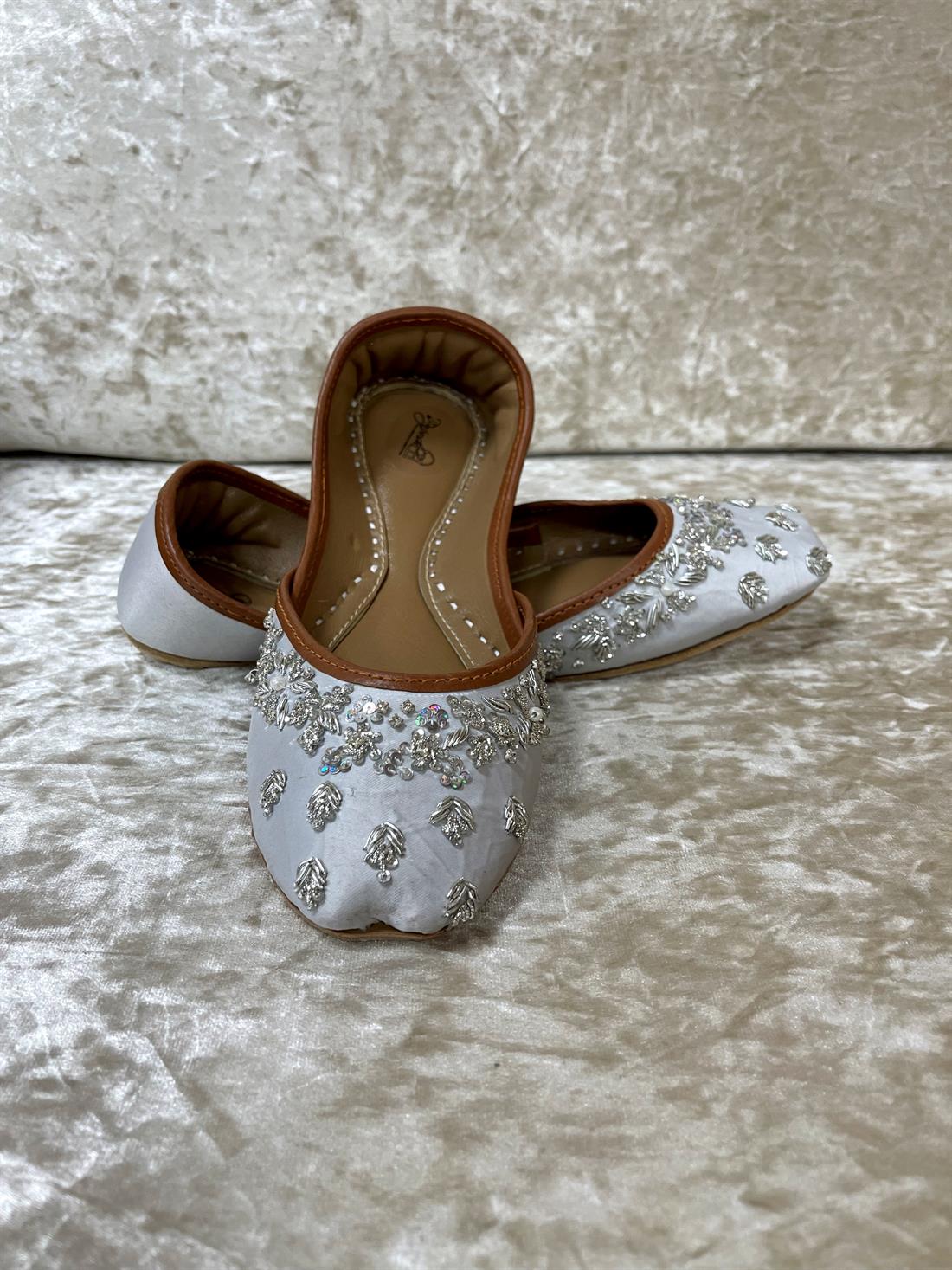 Silver Ladies Shoes