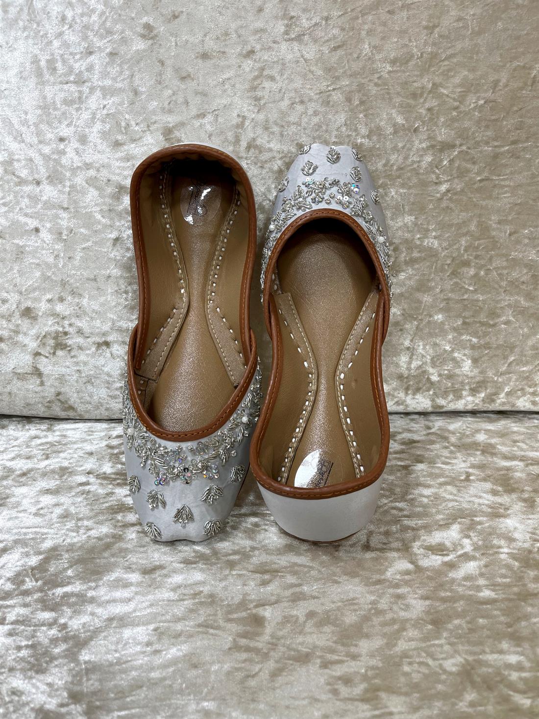 Silver Ladies Shoes