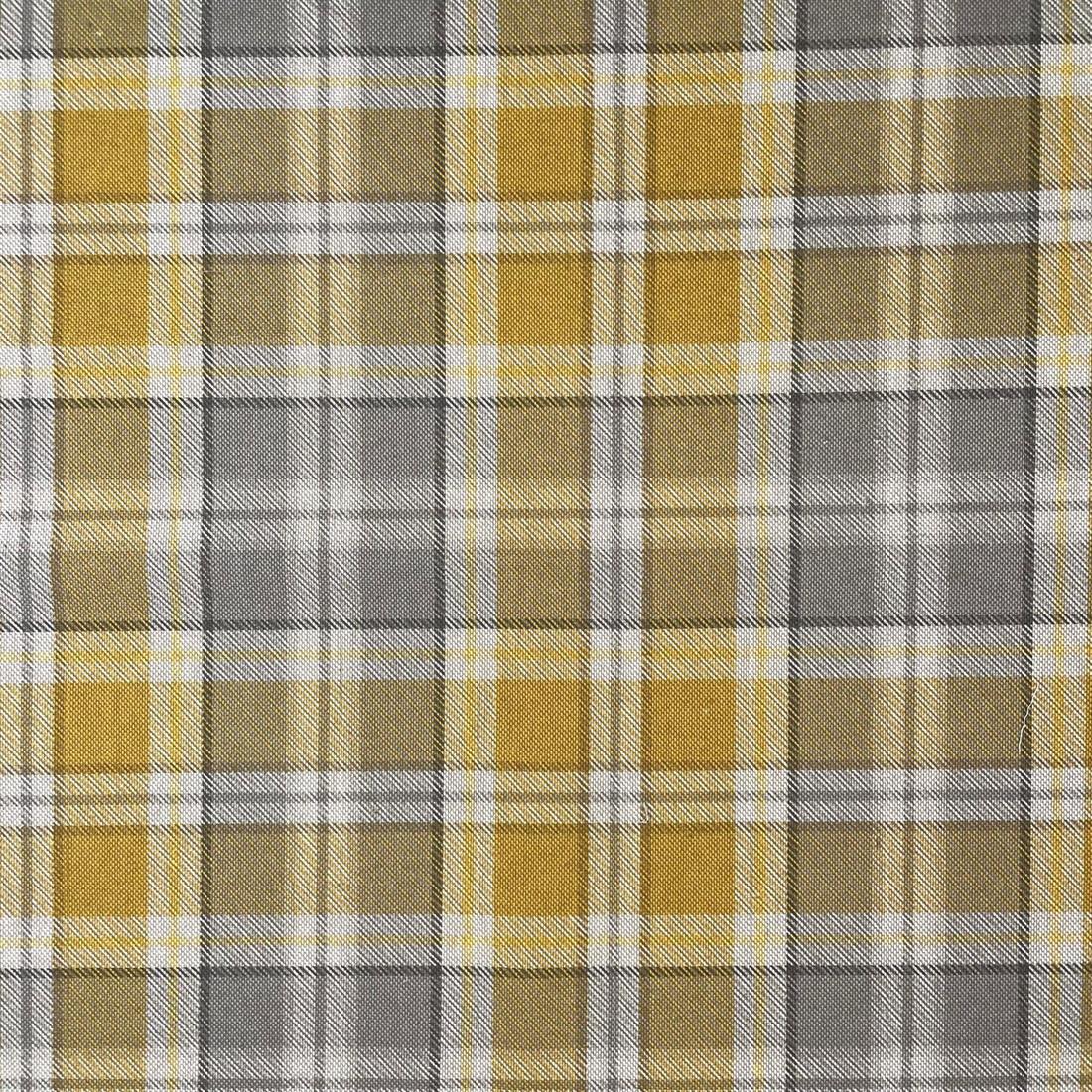 Ochre Highland - Quality Cotton Linen Fabric Upholstery Furnishing
