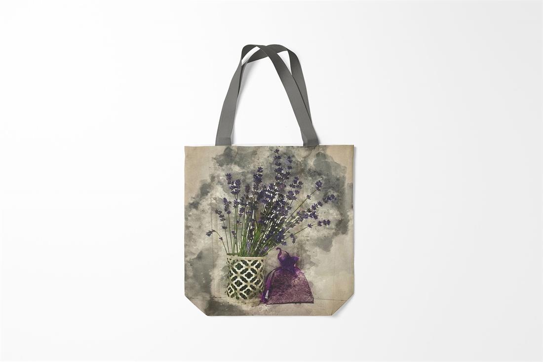 Digital Print Linen Lavender Canvas Art Panel