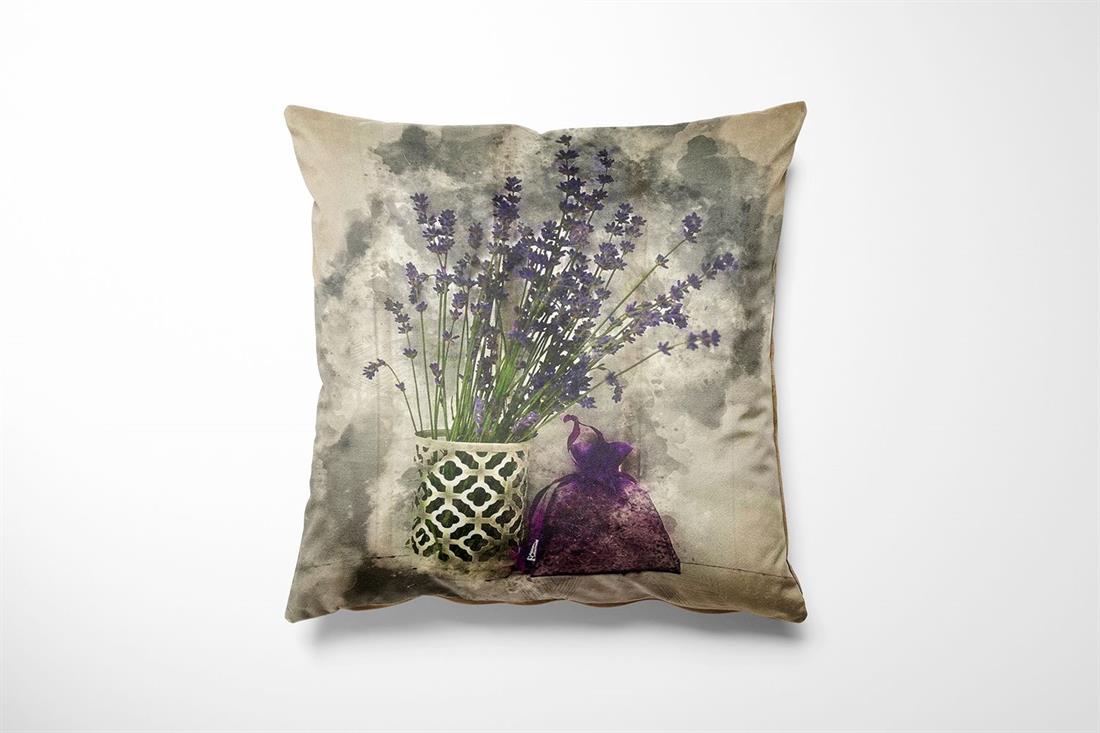 Digital Print Linen Lavender Canvas Art Panel
