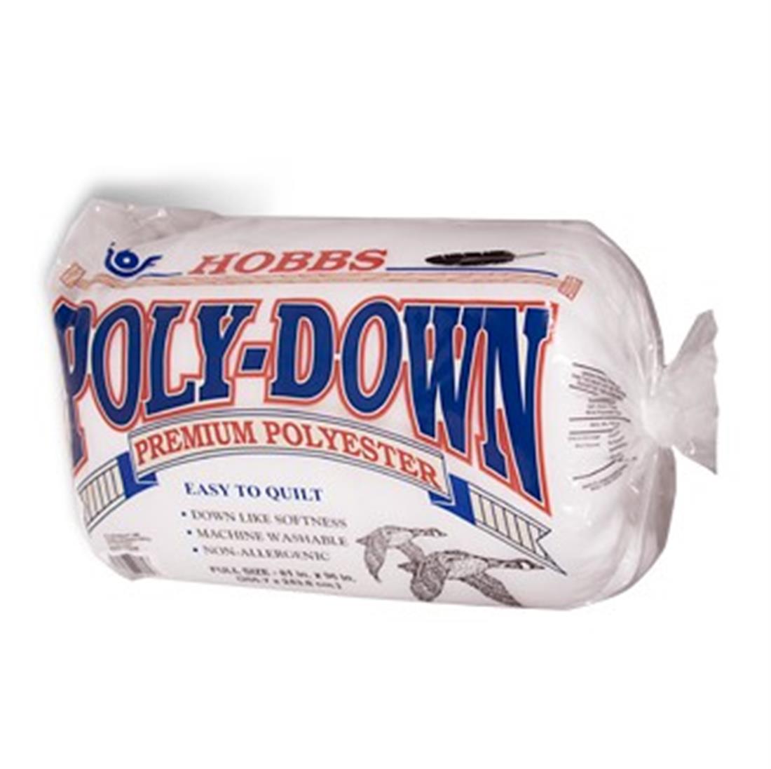 Hobbs Polydown Polyester Wadding 81 X 96in (Full) 2.4oz