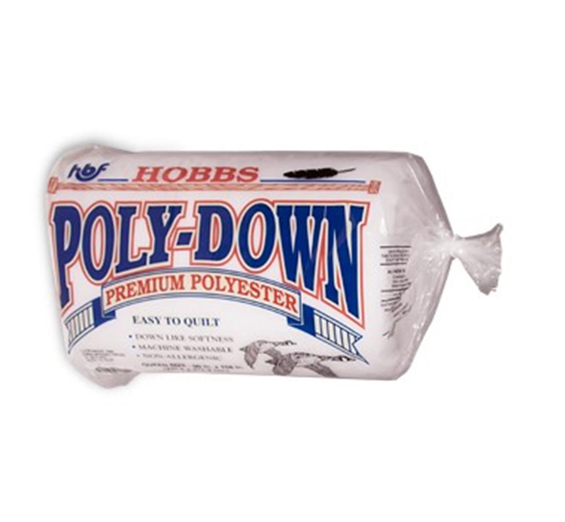 Hobbs Polydown Polyester Wadding 90 X 108in (Queen) 2.4oz