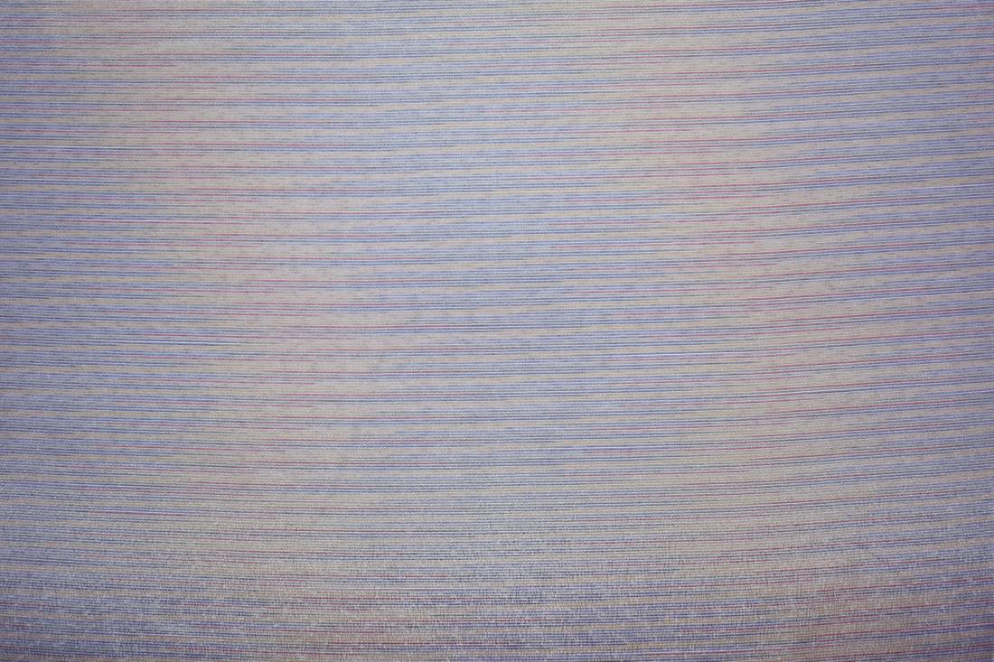 Dusky Polyester Striped Linen - Dressmaking Blouses Skirts Tops
