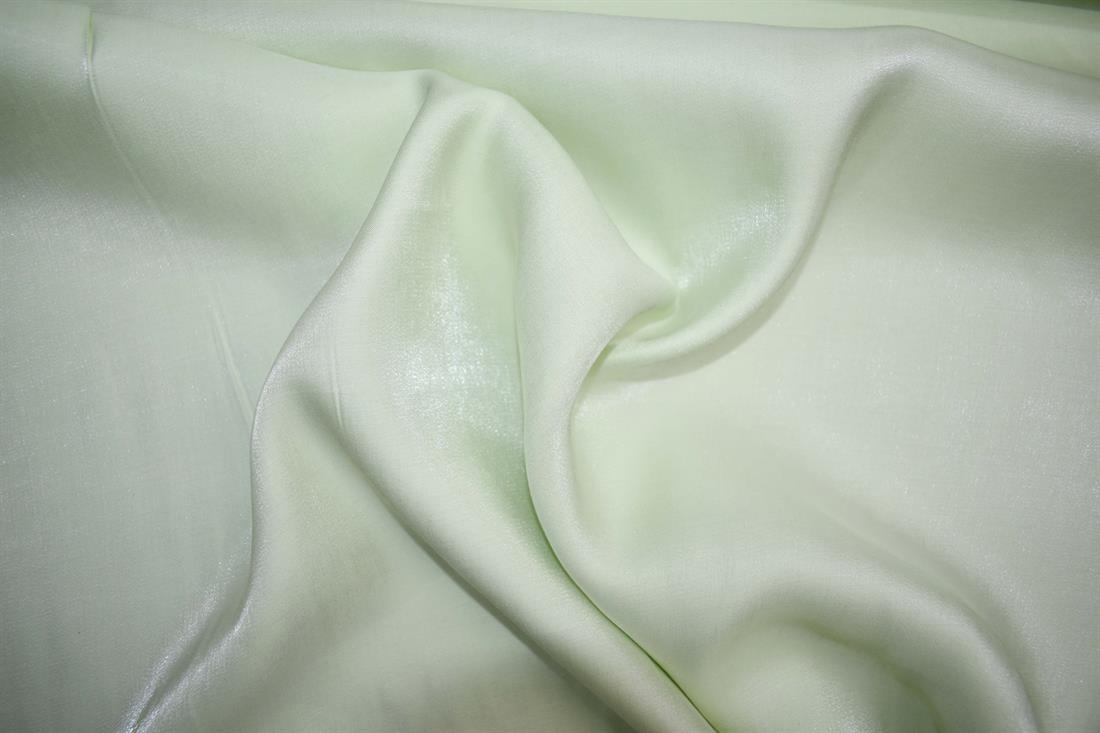 Light Mint Shimmer Satin - Dressmaking Blouses Skirts Tops