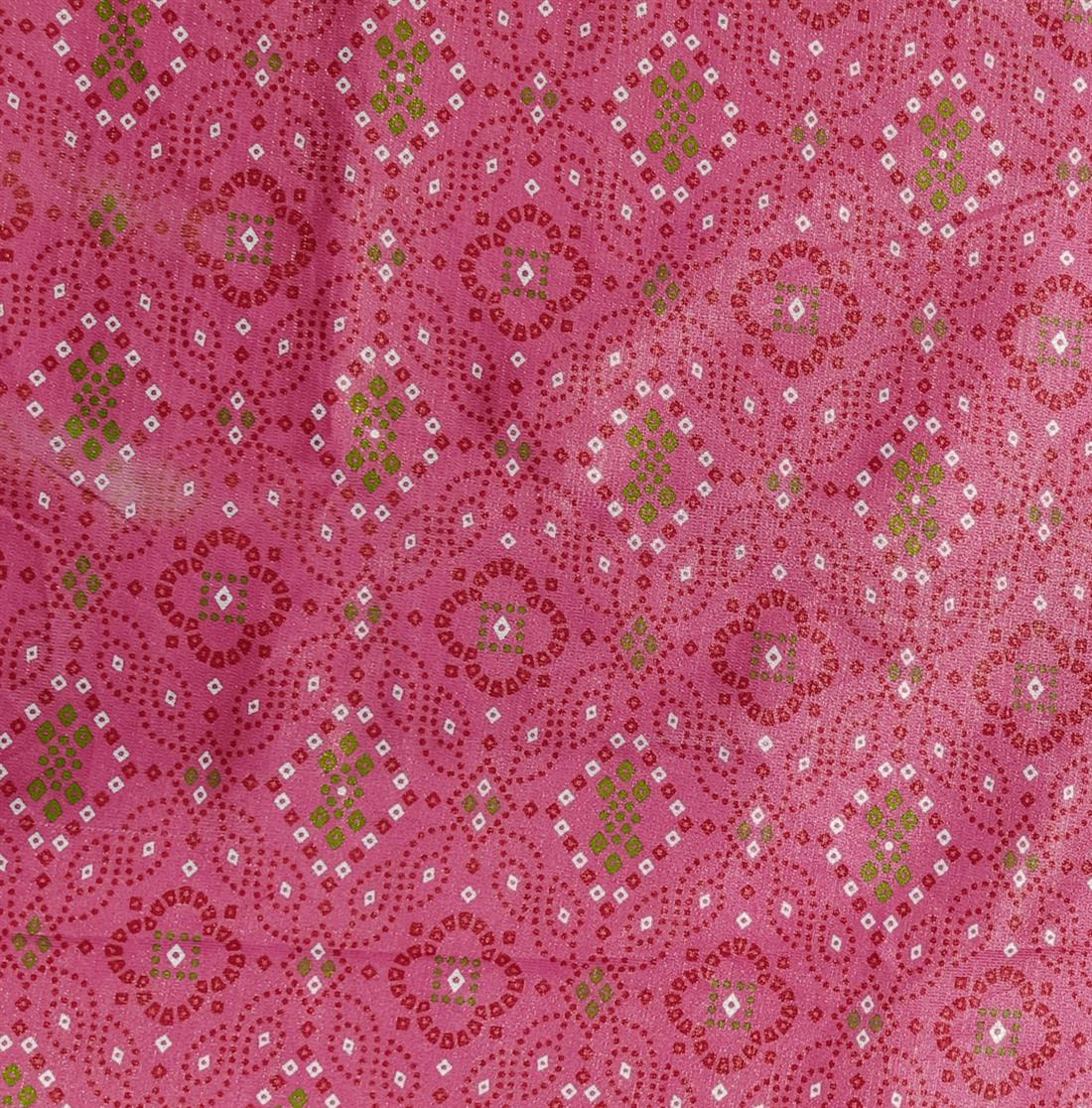 Pink1 Polyester Brocade Fabric