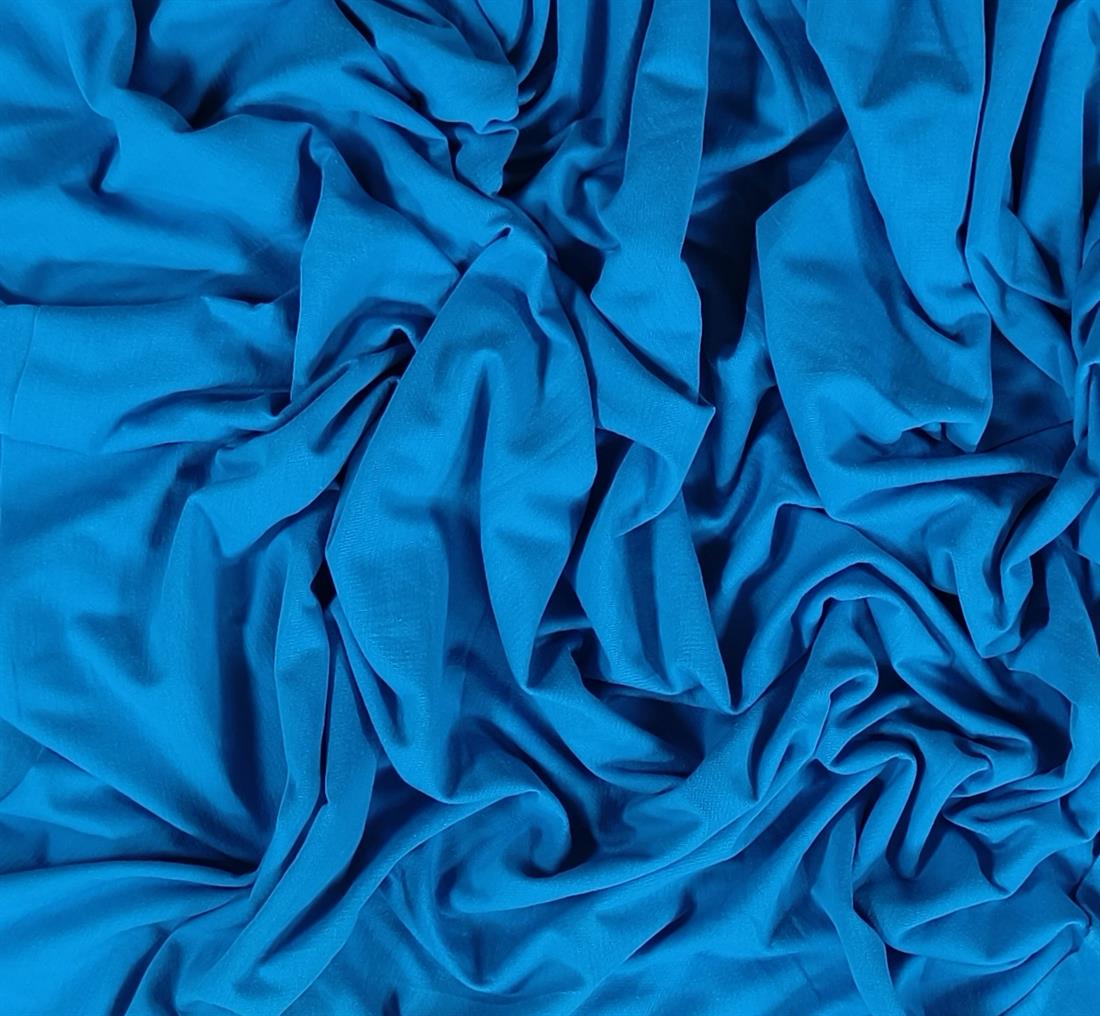 BLU Polyester Jersey Fabric