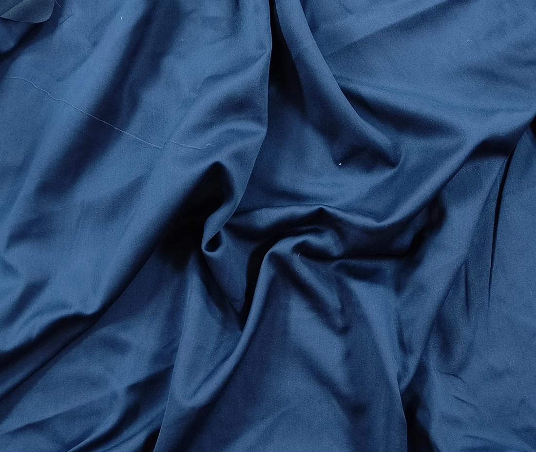 Navy Polyester Suiting Fabric
