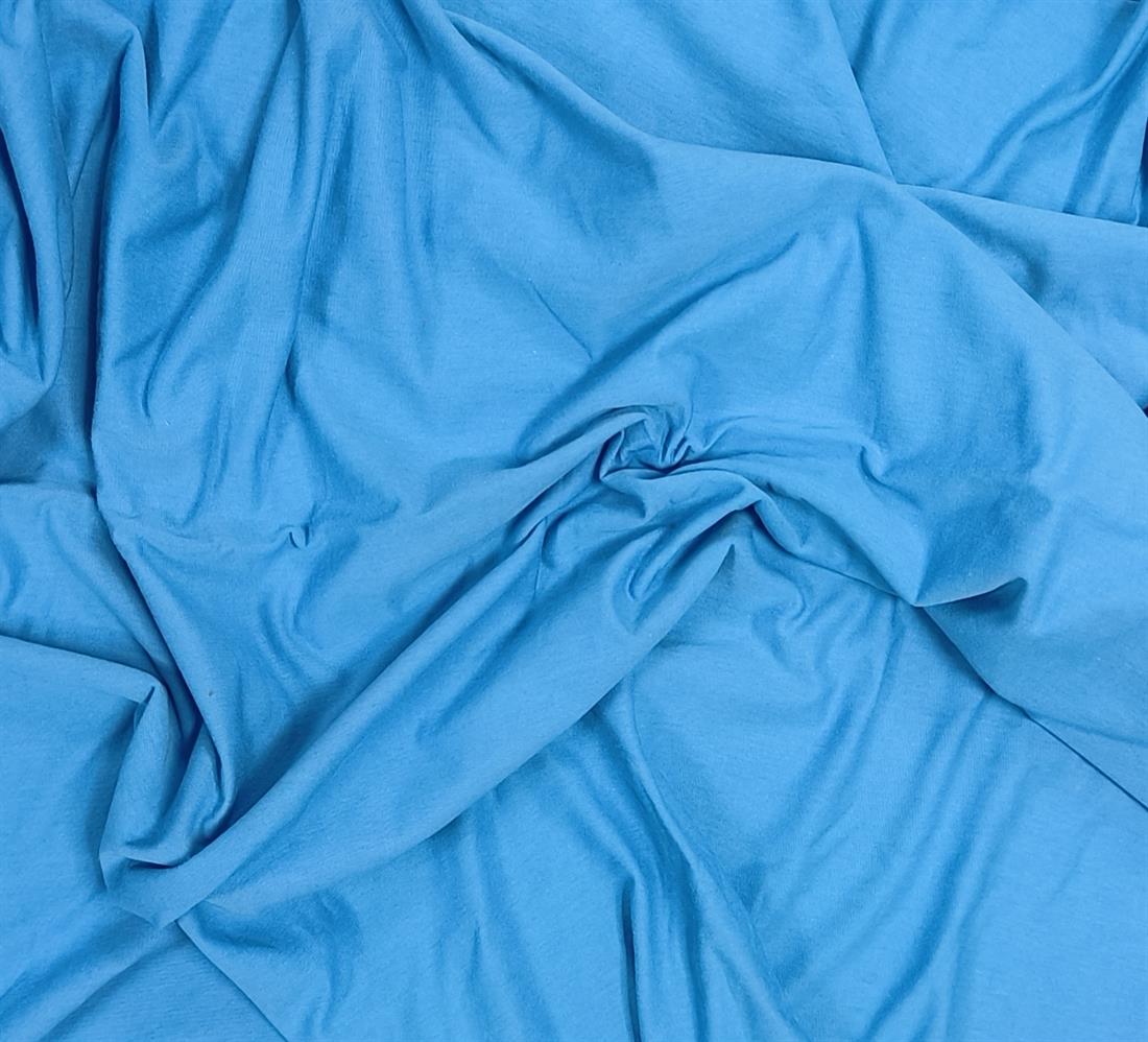 BLU Polyester Jersey Fabric