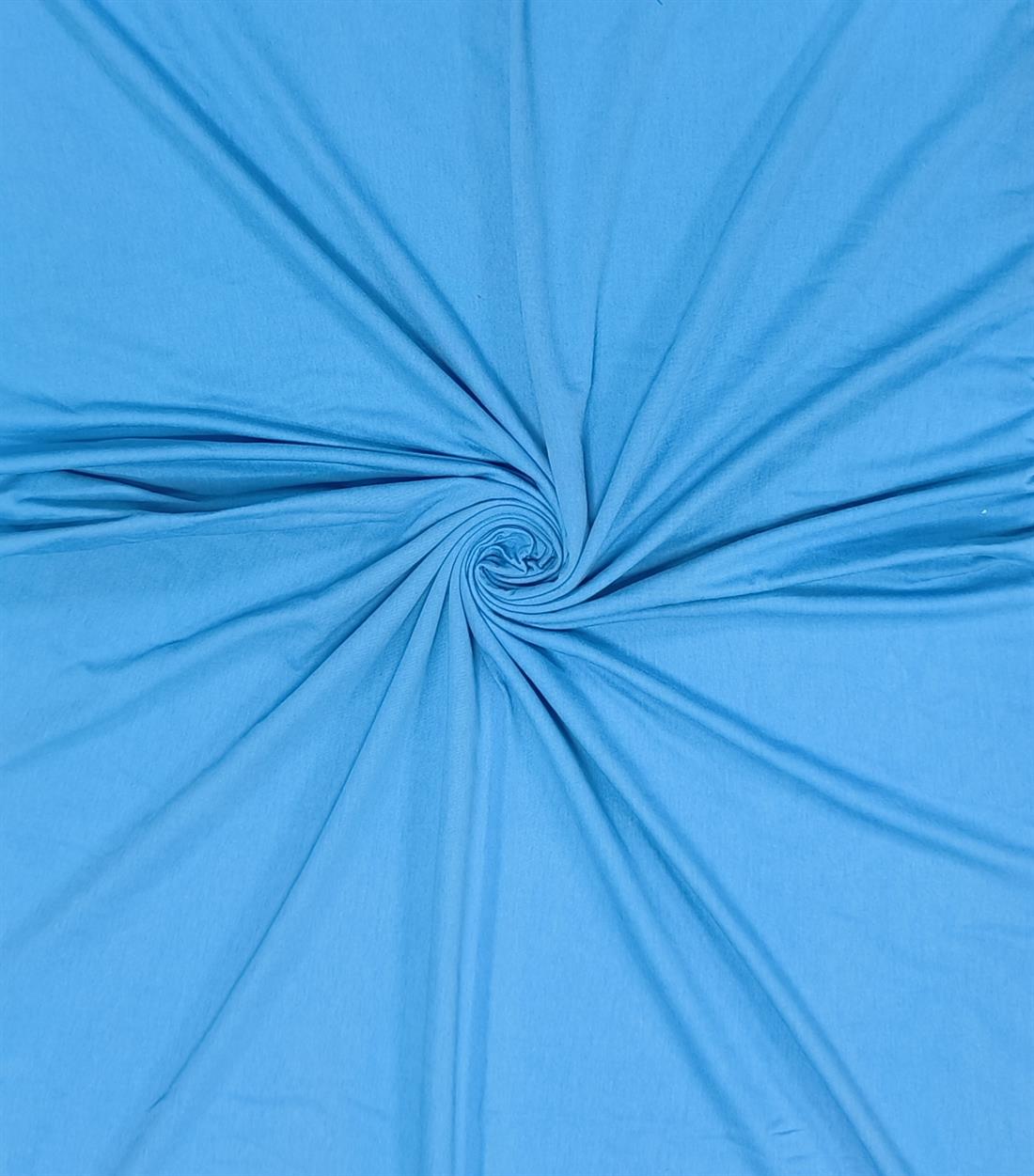 BLU Polyester Jersey Fabric