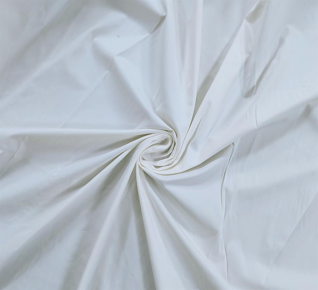 Ivory Cotton Sateen Fabric