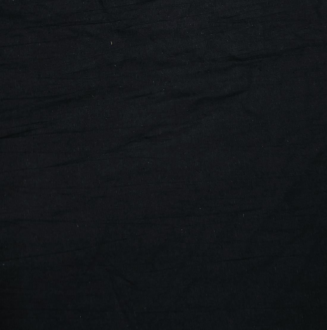 Black Linen Look Fabric