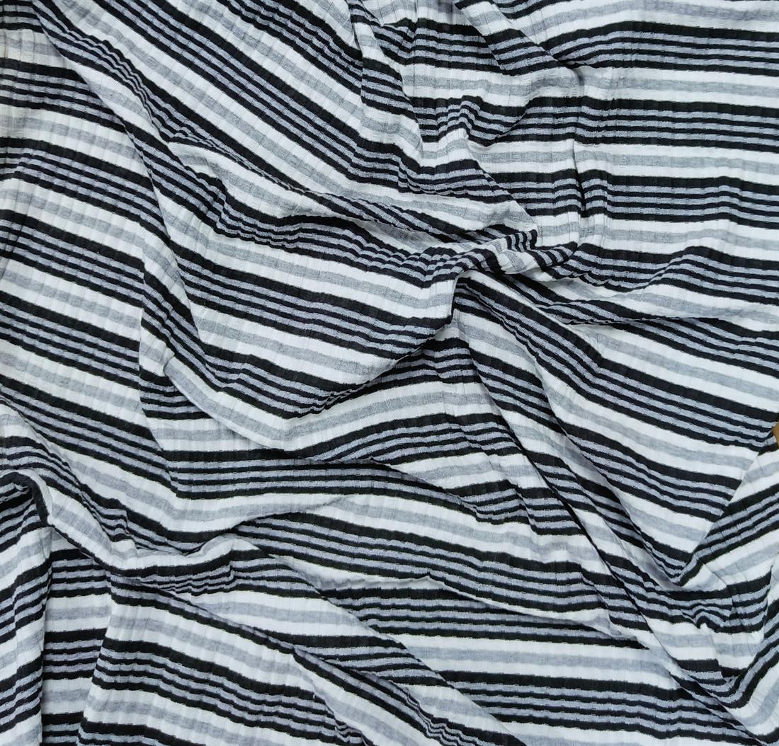 Whit Polyester Knitted Fabric