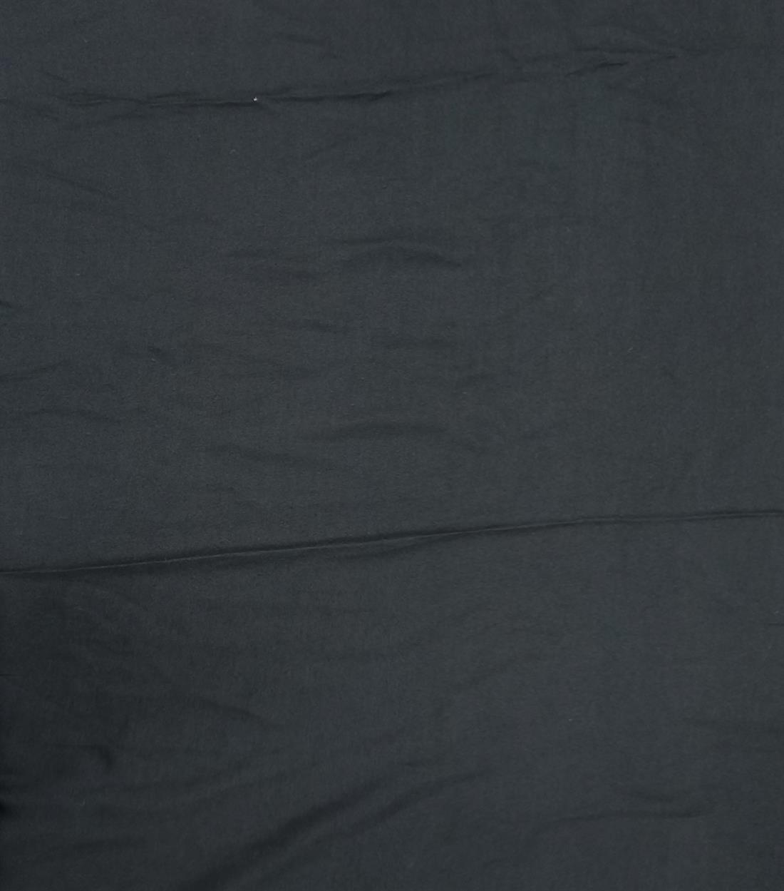 Black Polyester Crepe Fabric