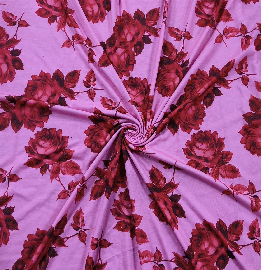 Pink1 Polyester Jersey Fabric