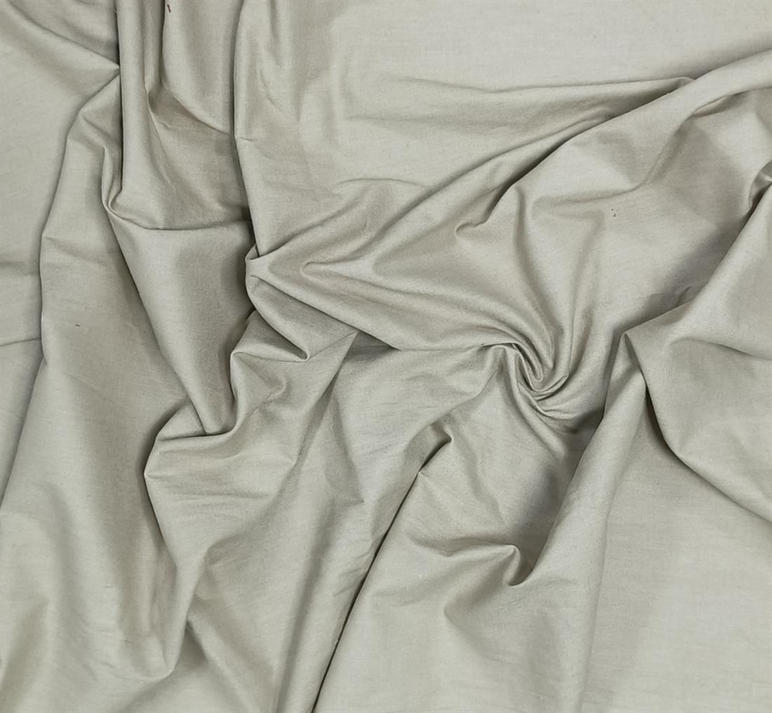 Beige Polyester Cotton Blended Fabric