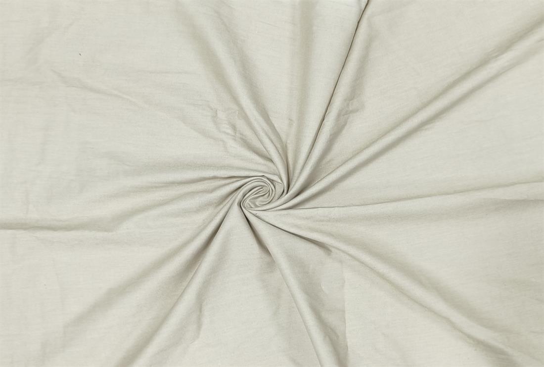 Beige Polyester Cotton Blended Fabric