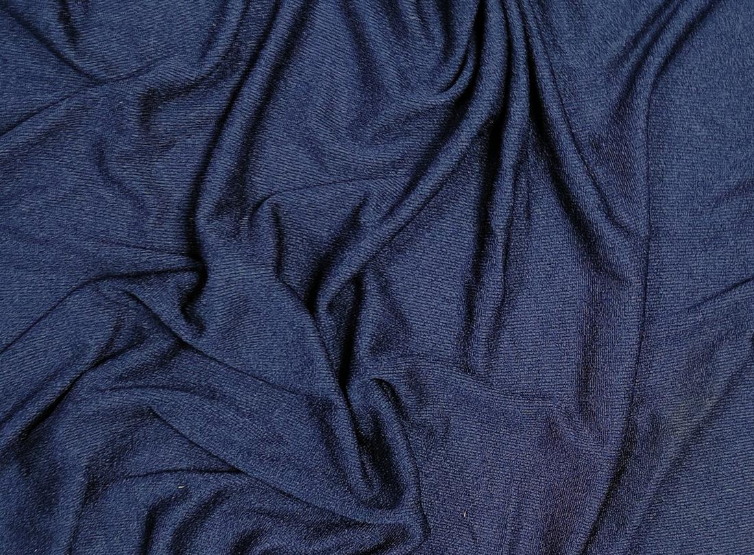 Navy Knitted Jersey Fabric