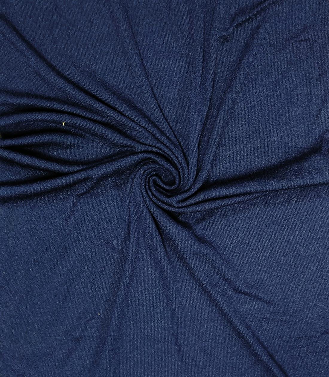 Navy Knitted Jersey Fabric