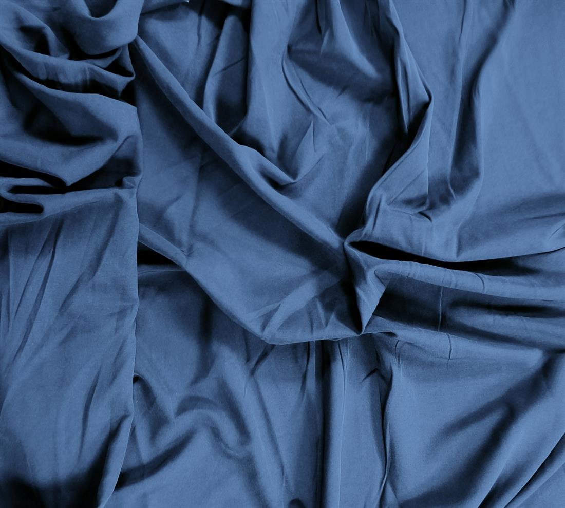 Navy Stretch Polyester Fabric