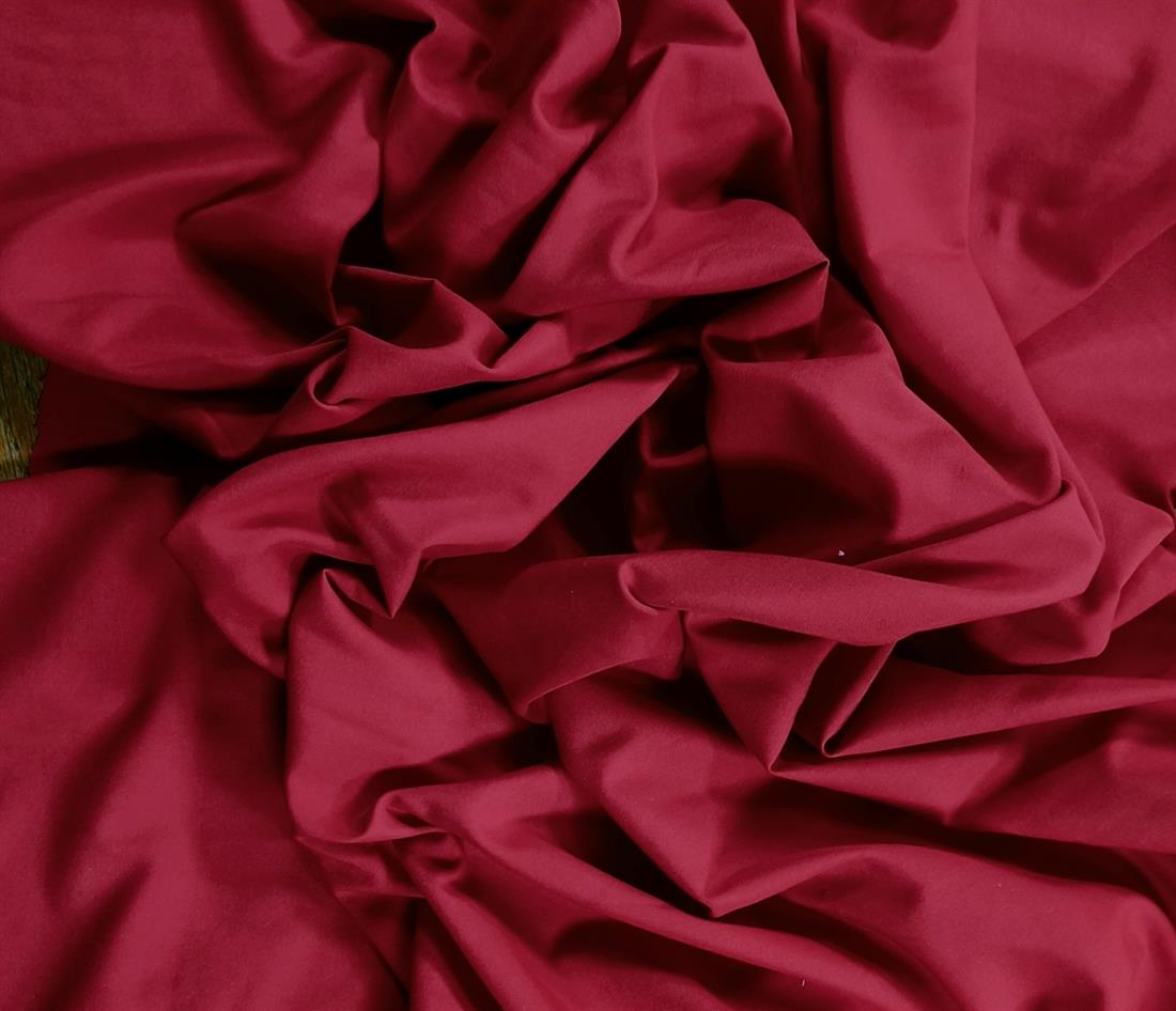 Red Polyester Suiting Fabric