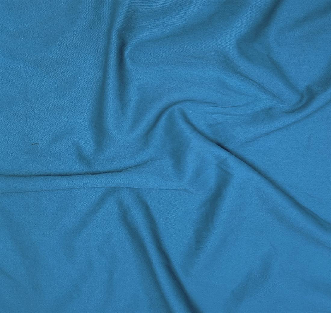 Teal Crepe Polyester Drill