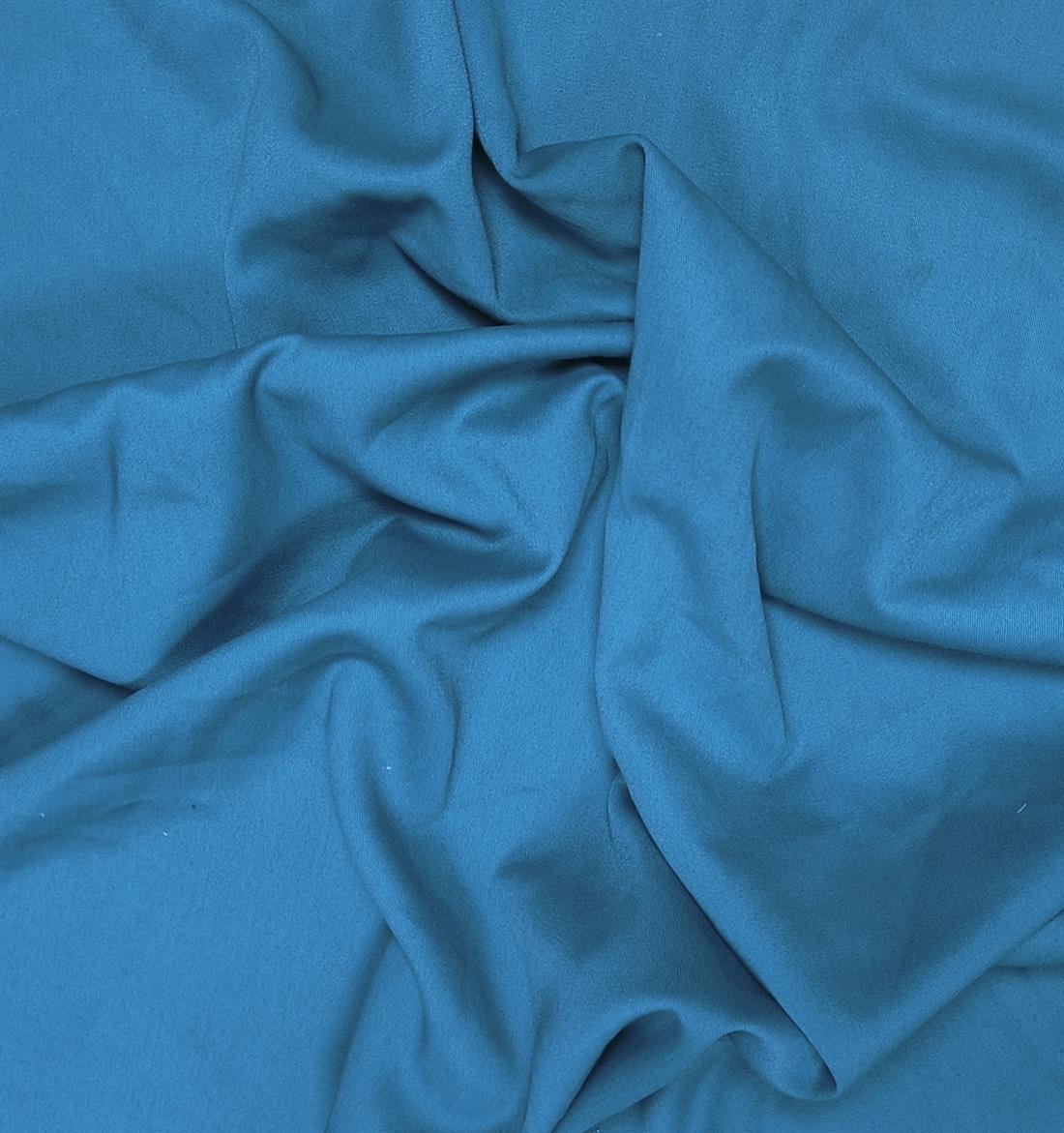 Teal Crepe Polyester Drill