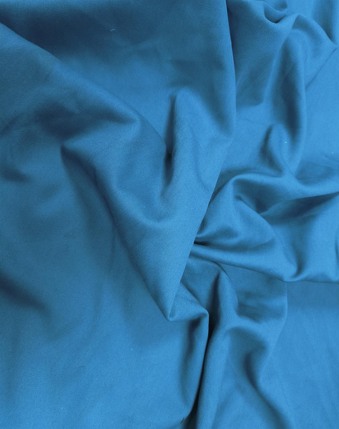 Teal Crepe Polyester Drill