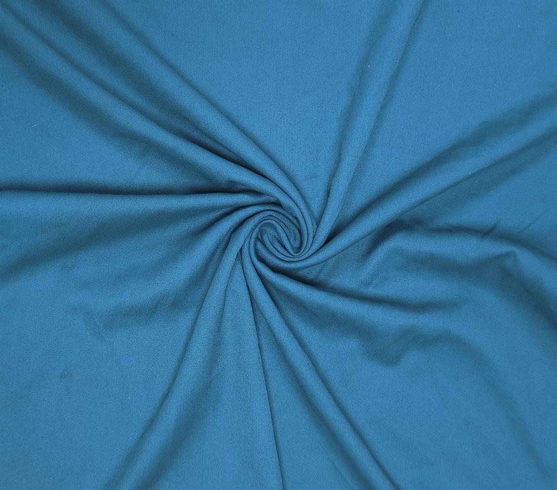 Teal Crepe Polyester Drill