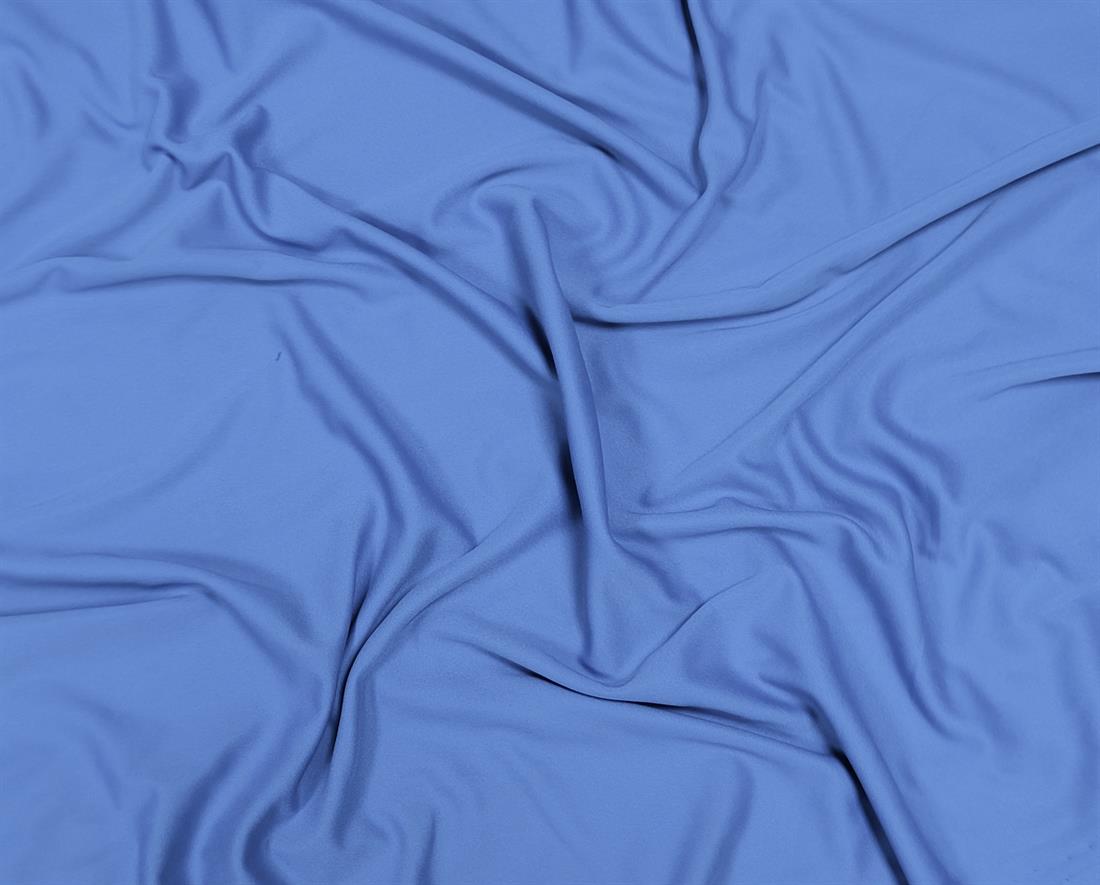 BLU Polyester Jersey Fabric