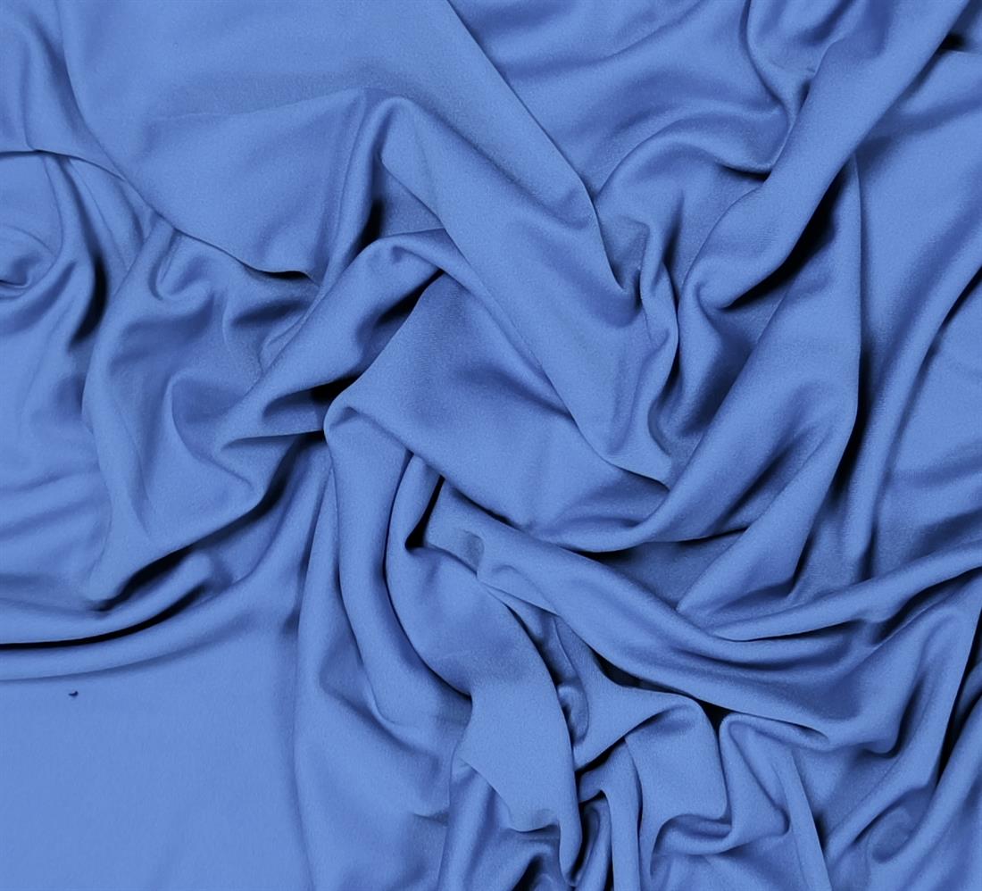 BLU Polyester Jersey Fabric
