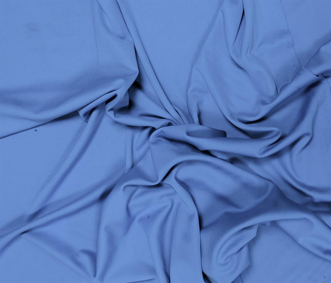 BLU Polyester Jersey Fabric
