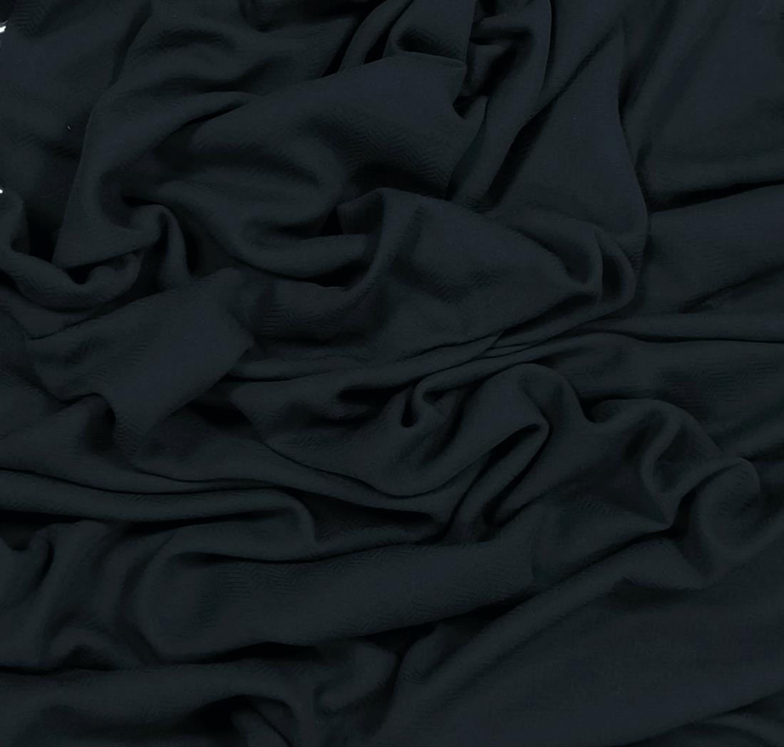 Black Polyester Chervon Fabric