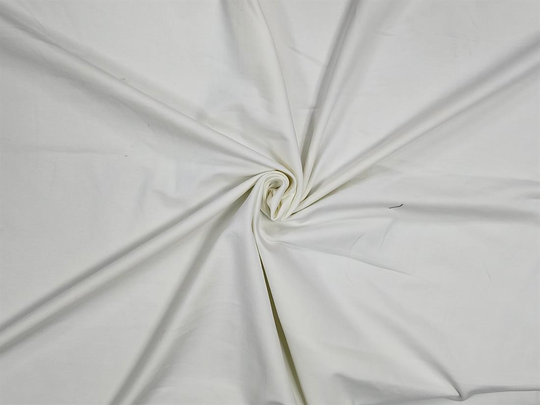 Ivory Cotton Spendex Jersey Fabric