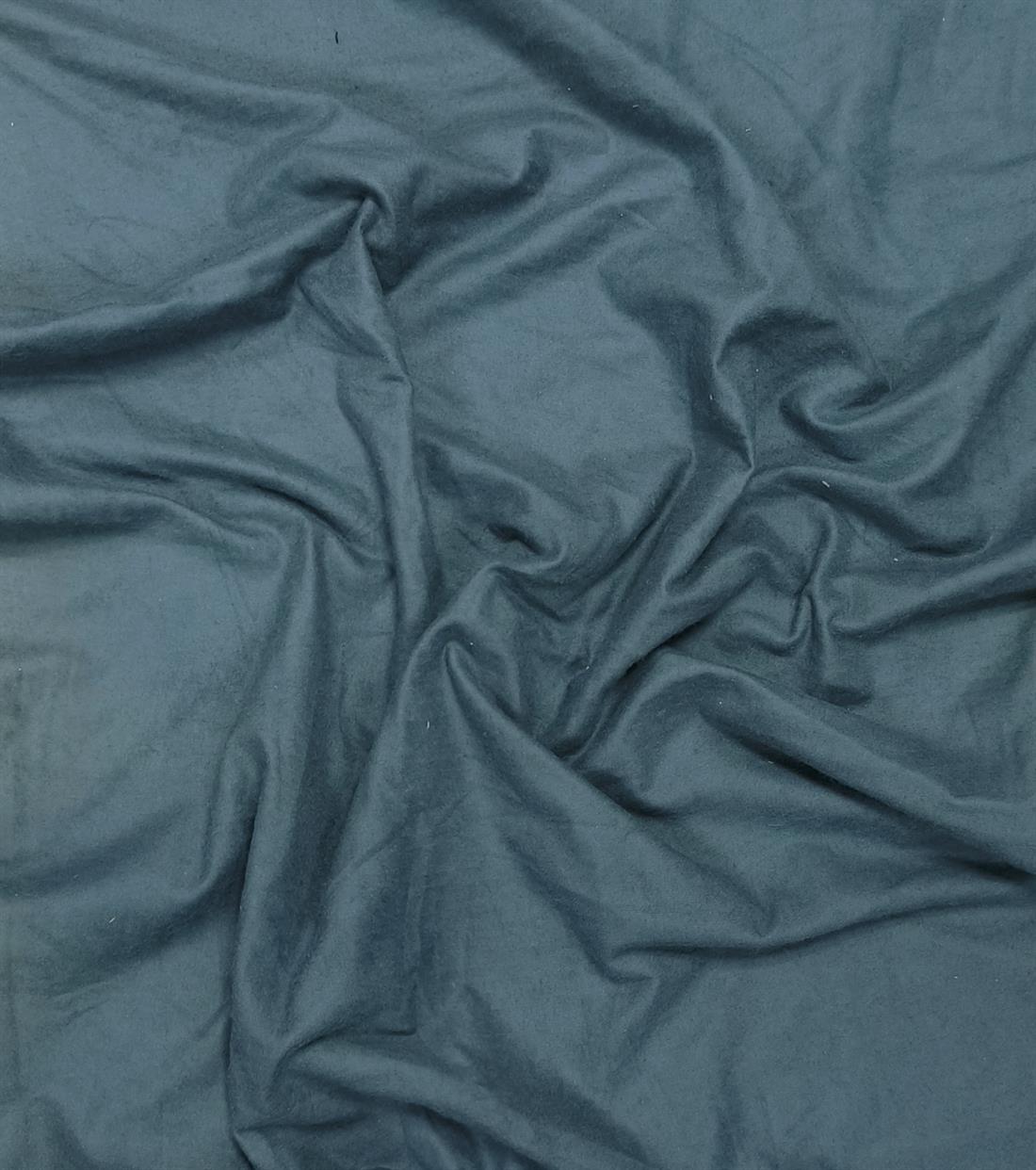 Petrol Faux Suede Fabric