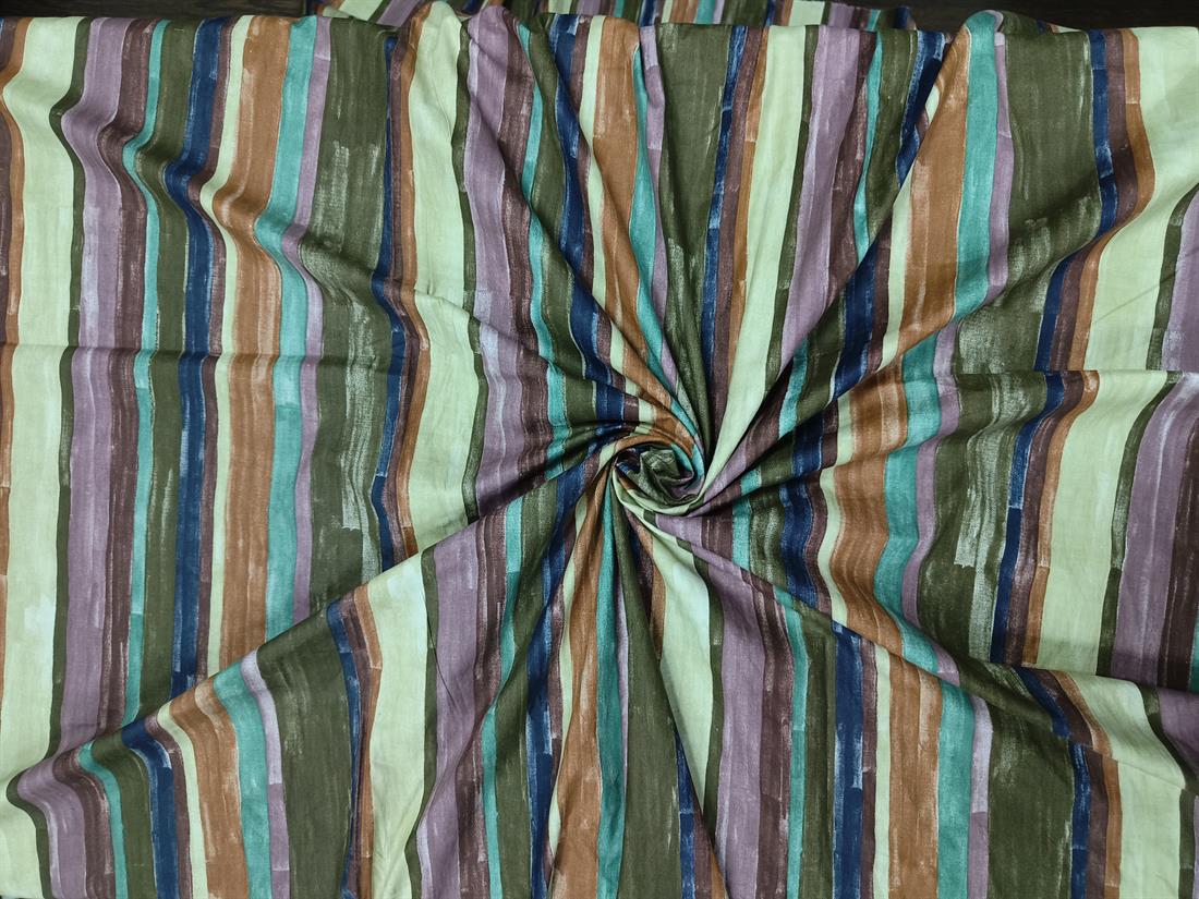 Multicolour Printed Cotton Fabric