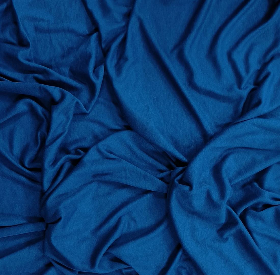 Navy Polyester Jersey Fabric