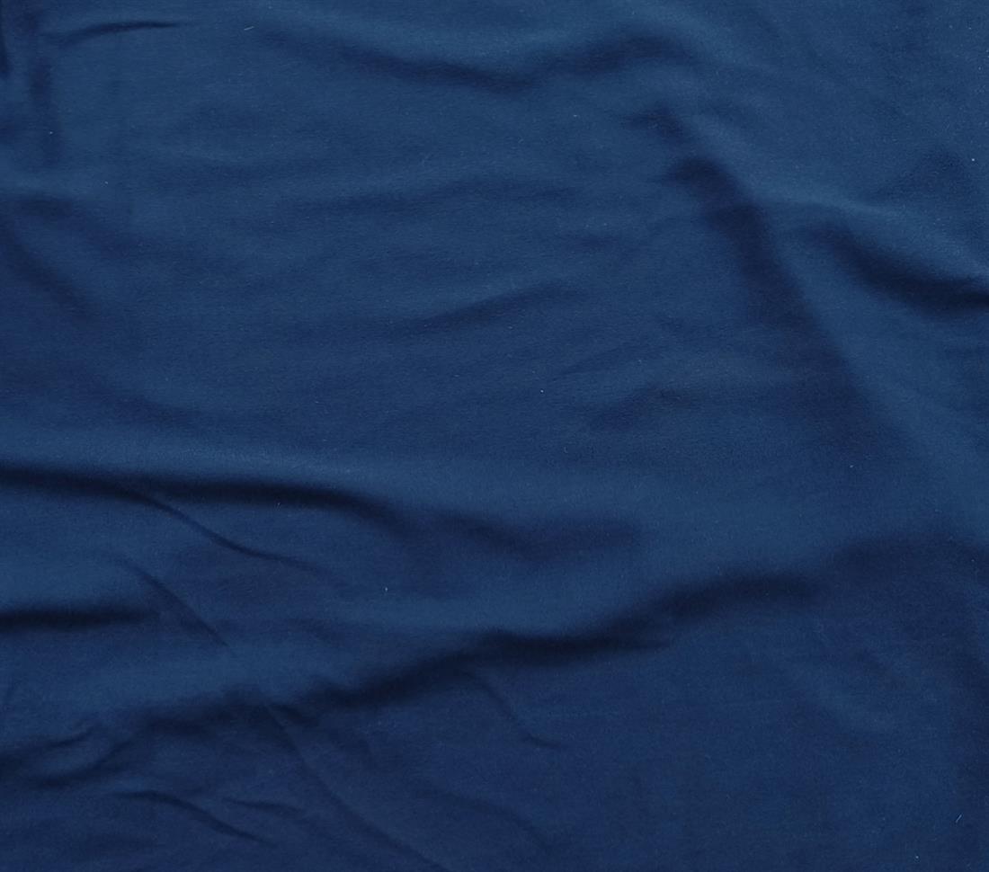 Navy Polyester Crepe Fabric