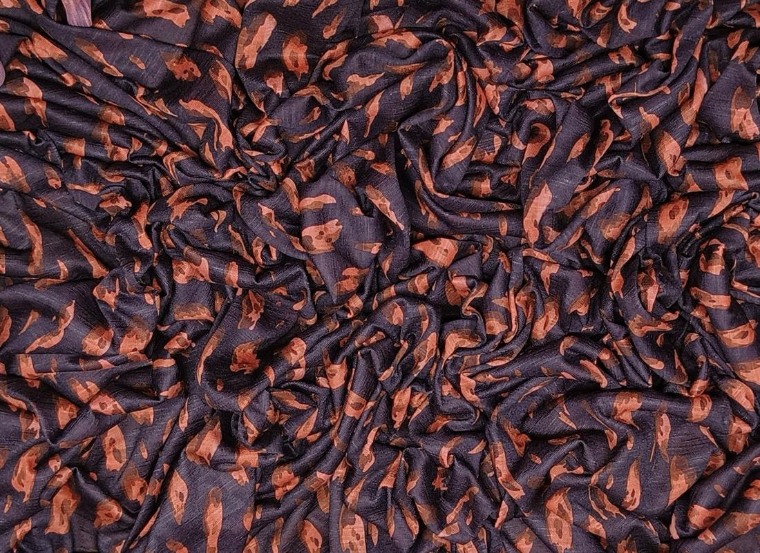Black Polyester Jersey Fabric