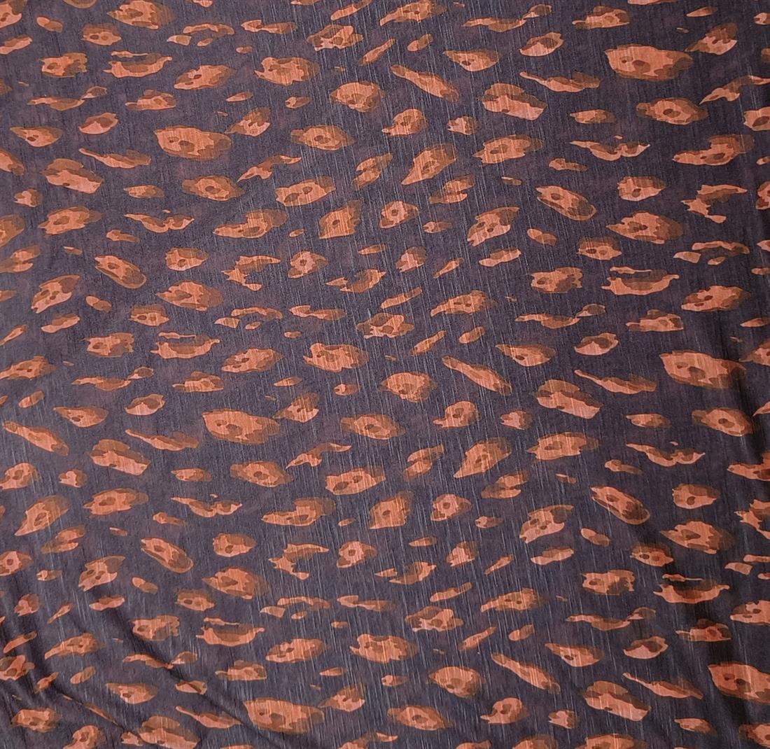 Black Polyester Jersey Fabric